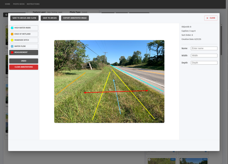 Annotate and markup photos